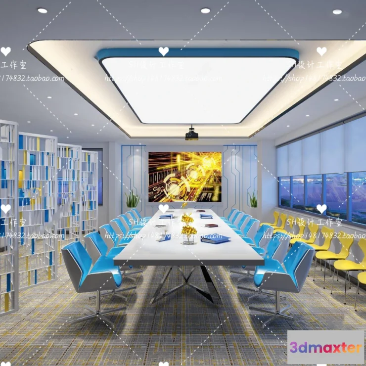 1118928 - MEETING ROOM 3D SCENES - VRAY RENDER - 45