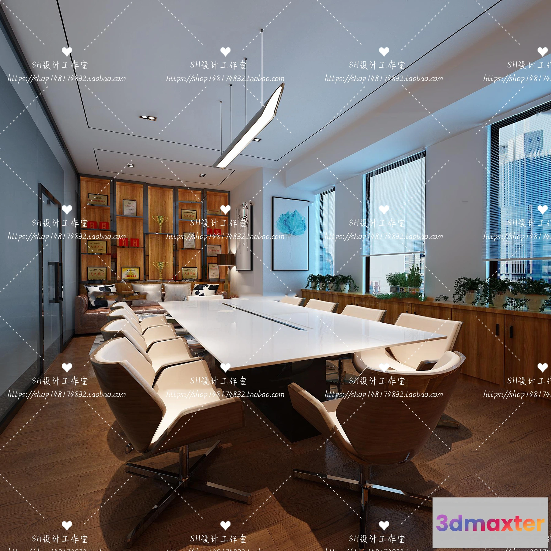 1118946 - MEETING ROOM 3D SCENES - VRAY RENDER - 54
