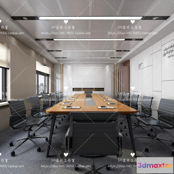 1118950 - MEETING ROOM 3D SCENES - VRAY RENDER - 56