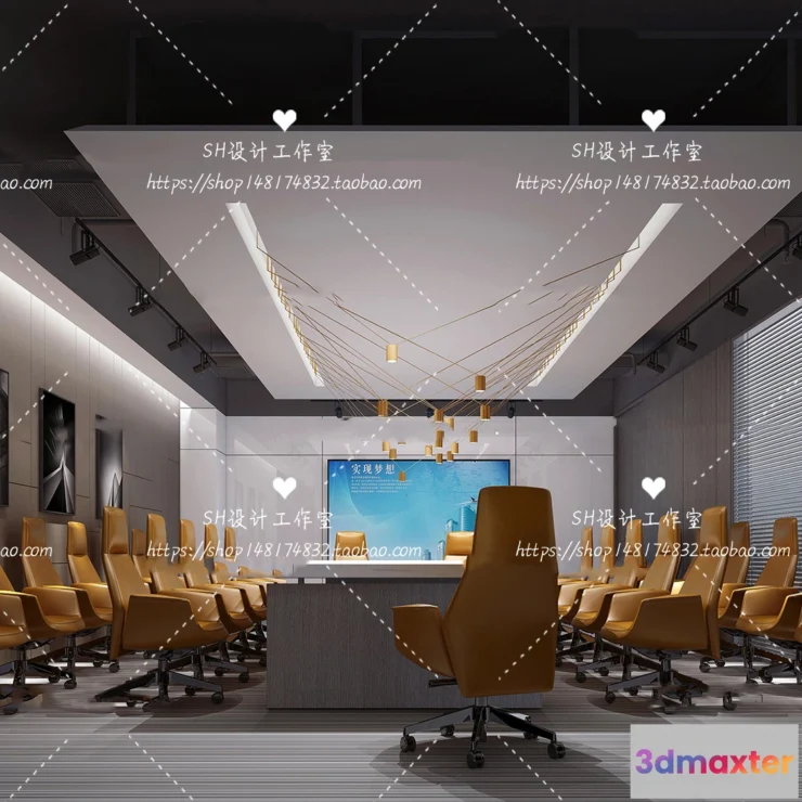 1118994 - MEETING ROOM 3D SCENES - VRAY RENDER - 78
