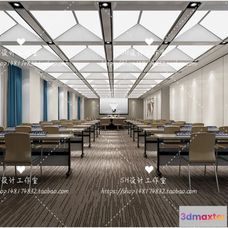 1119002 - MEETING ROOM 3D SCENES - VRAY RENDER - 82