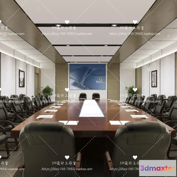 1119010 - MEETING ROOM 3D SCENES - VRAY RENDER - 86