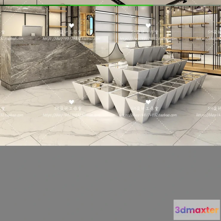 1119236 - SHOE STORE 3D SCENES - VRAY RENDER - 06