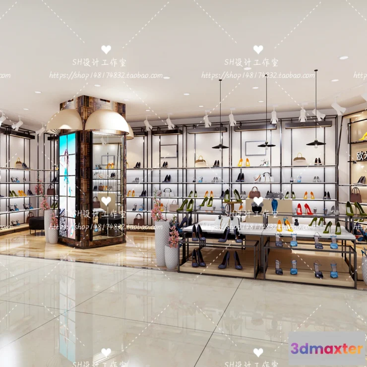 1119246 - SHOE STORE 3D SCENES - VRAY RENDER - 11