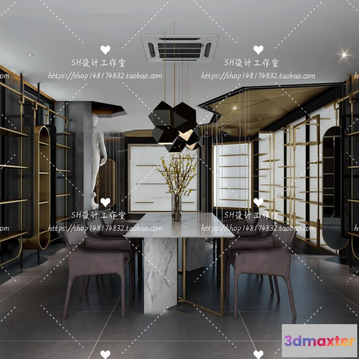 1119258 - SHOE STORE 3D SCENES - VRAY RENDER - 17