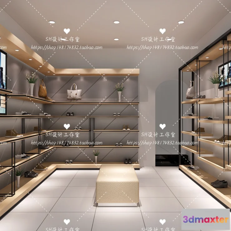 1119270 - SHOE STORE 3D SCENES - VRAY RENDER - 23