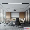 1124058 - 3D OFFICE INTERIOR (VRAY) - MEETING ROOM 3D SCENES - 001