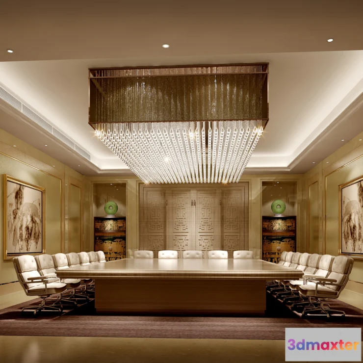 1124192 - 3D OFFICE INTERIOR (VRAY) - MEETING ROOM 3D SCENES - 068