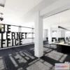 1124200 - 3D OFFICE INTERIOR (VRAY) - MEETING ROOM 3D SCENES - 072