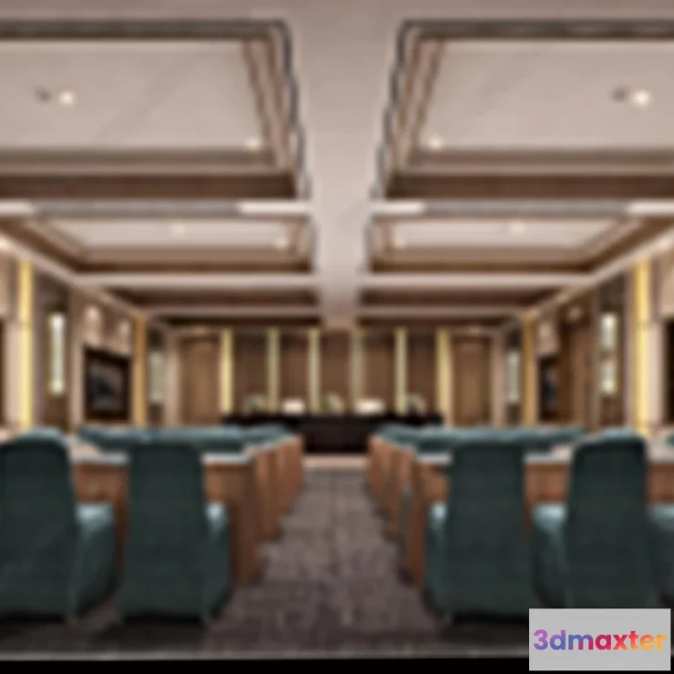 1124224 - 3D OFFICE INTERIOR (VRAY) - MEETING ROOM 3D SCENES - 084