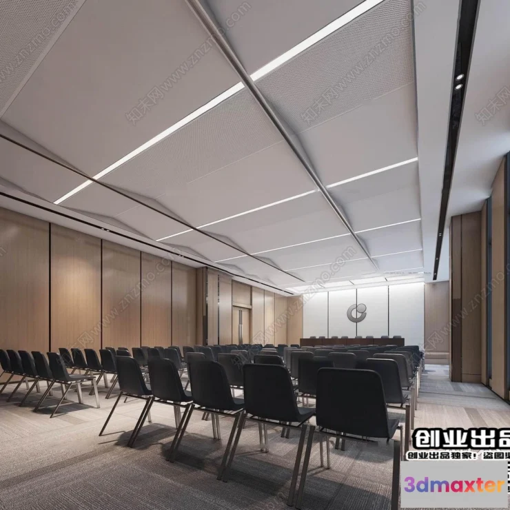 1124236 - 3D OFFICE INTERIOR (VRAY) - MEETING ROOM 3D SCENES - 090