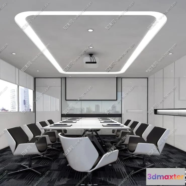 1124262 - 3D OFFICE INTERIOR (VRAY) - MEETING ROOM 3D SCENES - 103