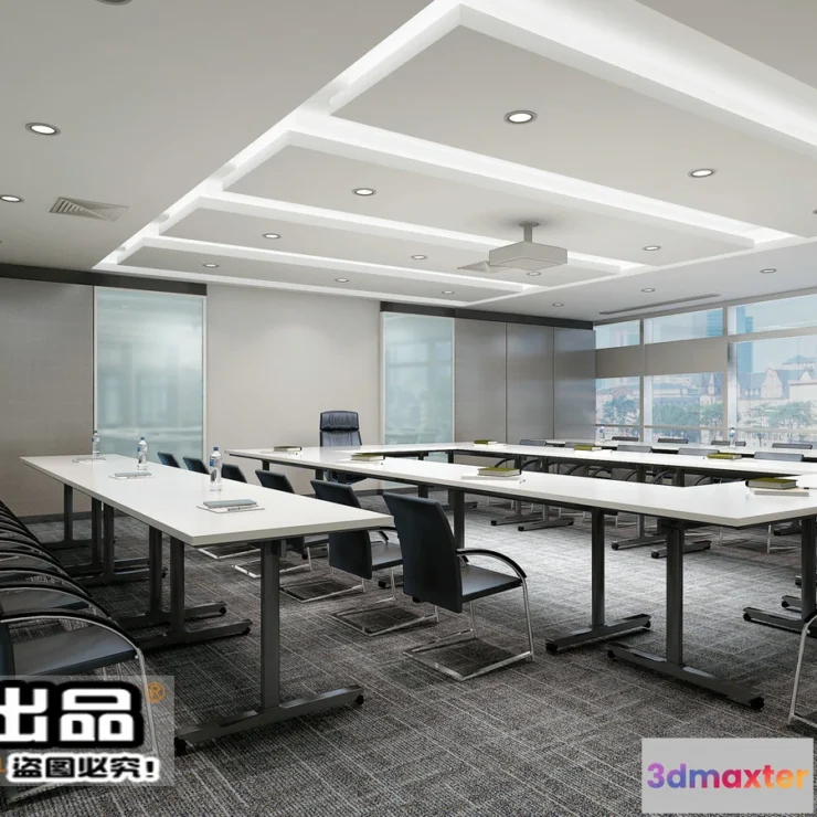 1124294 - 3D OFFICE INTERIOR (VRAY) - MEETING ROOM 3D SCENES - 119