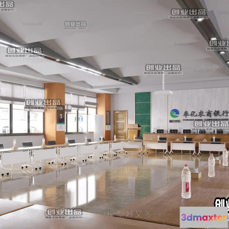 1124386 - 3D OFFICE INTERIOR (VRAY) - MEETING ROOM 3D SCENES - 165
