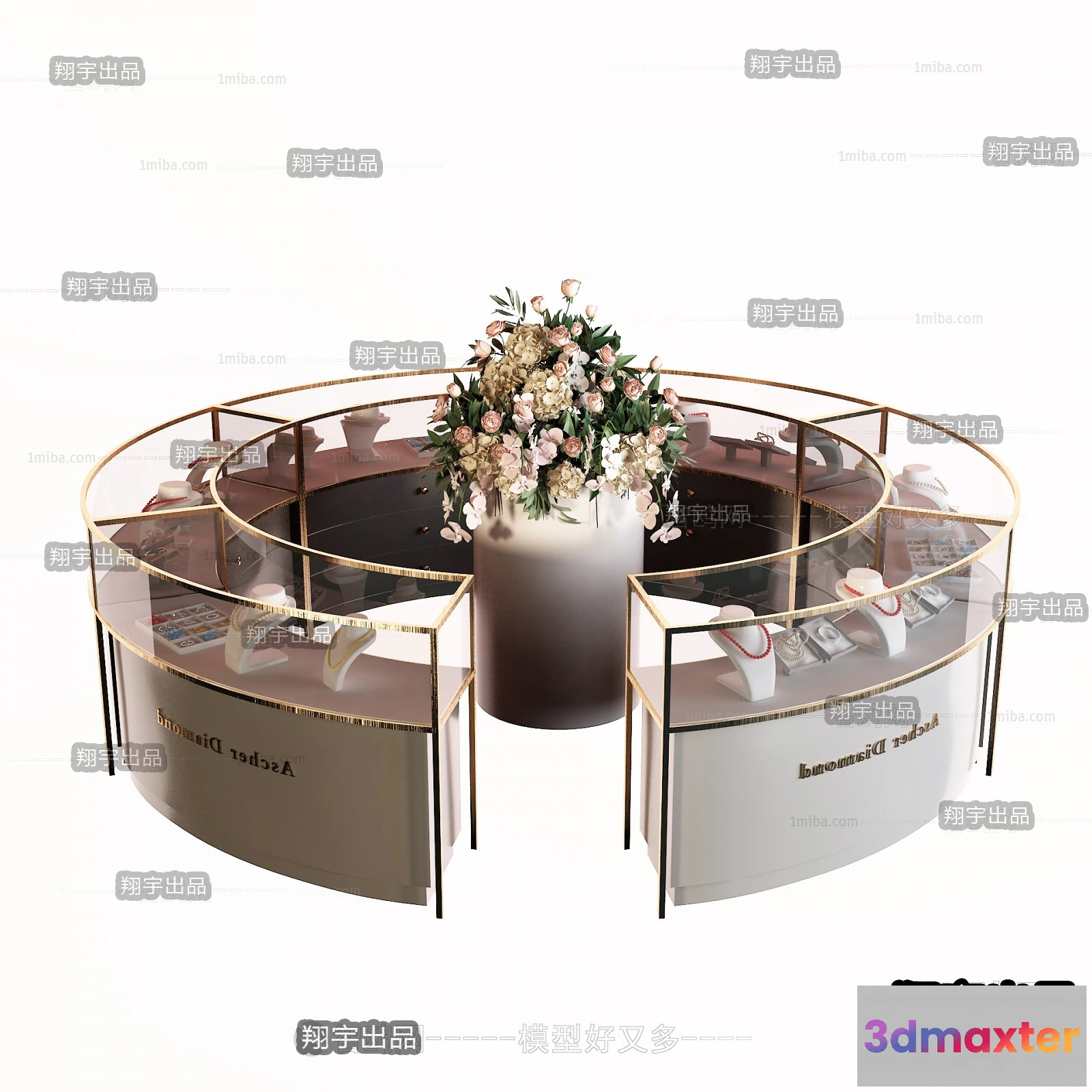 1124462 - 3D RETAILS INTERIOR (VRAY) - JEWELRY 3D SCENES - 002