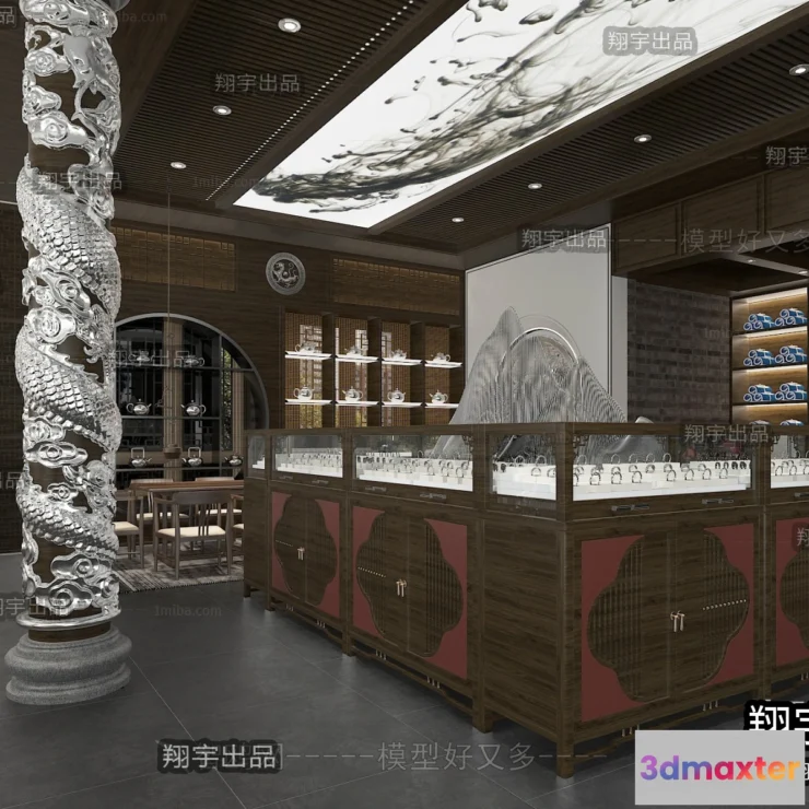1124470 - 3D RETAILS INTERIOR (VRAY) - JEWELRY 3D SCENES - 006