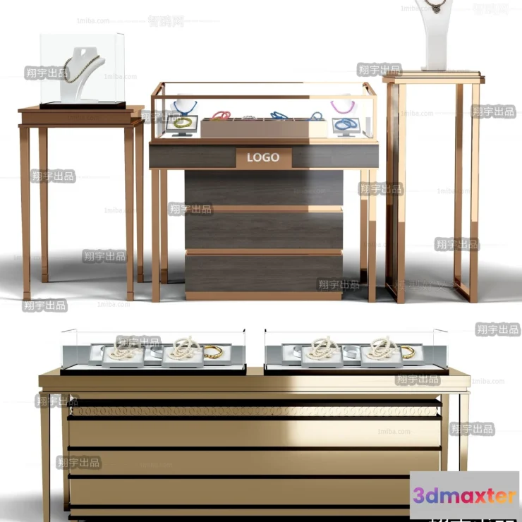1124474 - 3D RETAILS INTERIOR (VRAY) - JEWELRY 3D SCENES - 008