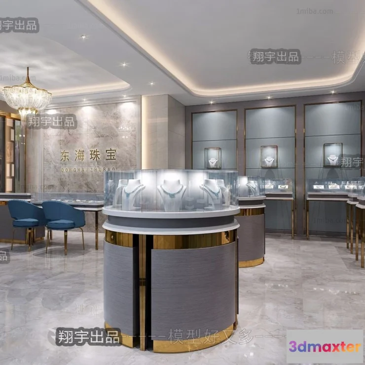 1124488 - 3D RETAILS INTERIOR (VRAY) - JEWELRY 3D SCENES - 015