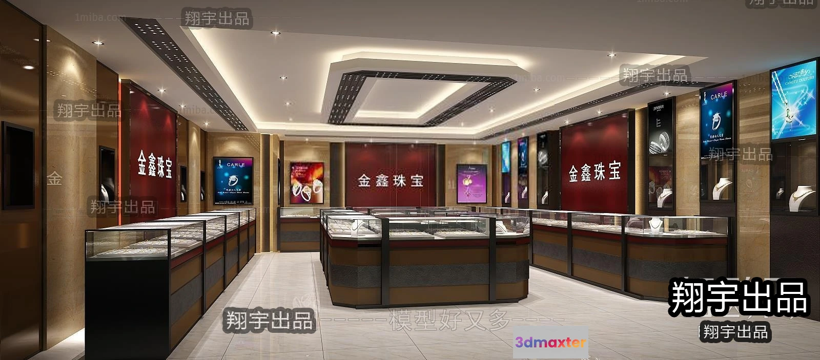 1124490 - 3D RETAILS INTERIOR (VRAY) - JEWELRY 3D SCENES - 016