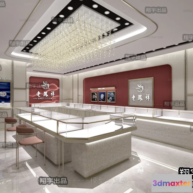 1124492 - 3D RETAILS INTERIOR (VRAY) - JEWELRY 3D SCENES - 017