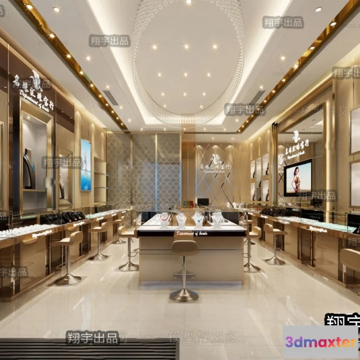 1124506 - 3D RETAILS INTERIOR (VRAY) - JEWELRY 3D SCENES - 024
