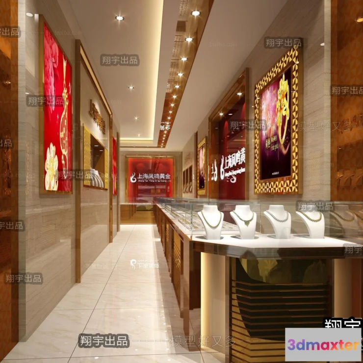 1124510 - 3D RETAILS INTERIOR (VRAY) - JEWELRY 3D SCENES - 026