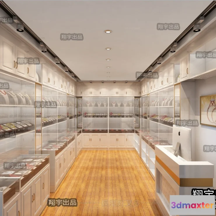 1124512 - 3D RETAILS INTERIOR (VRAY) - JEWELRY 3D SCENES - 027