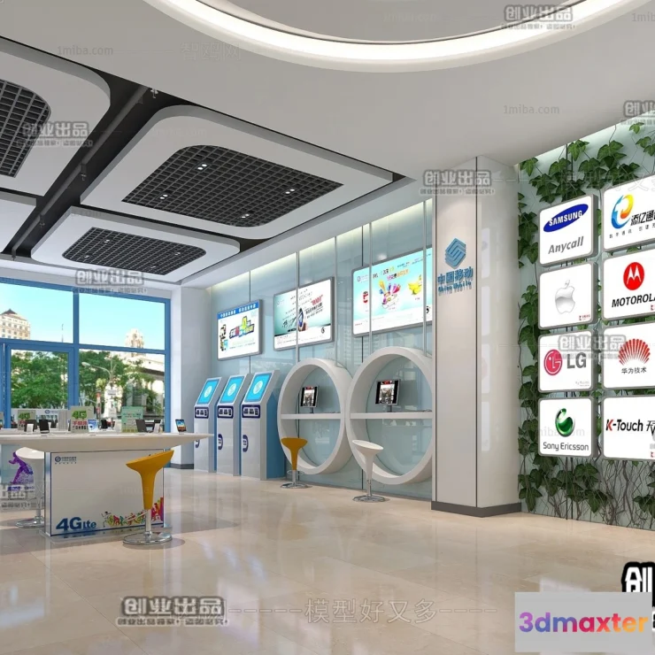 1124528 - 3D RETAILS INTERIOR (VRAY) - MOBILE 3D SCENES - 006