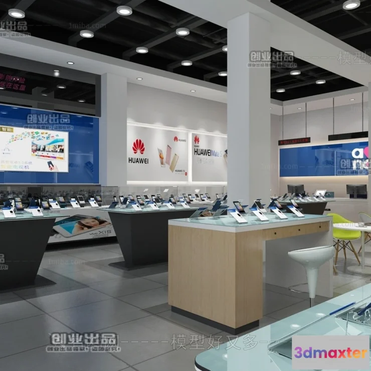 1124530 - 3D RETAILS INTERIOR (VRAY) - MOBILE 3D SCENES - 007