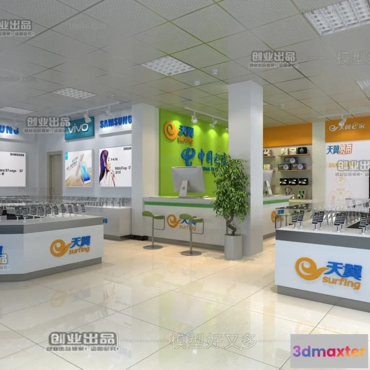 1124552 - 3D RETAILS INTERIOR (VRAY) - MOBILE 3D SCENES - 018