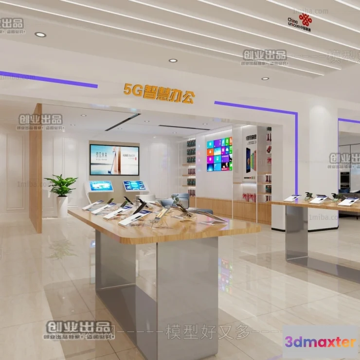 1124568 - 3D RETAILS INTERIOR (VRAY) - MOBILE 3D SCENES - 026