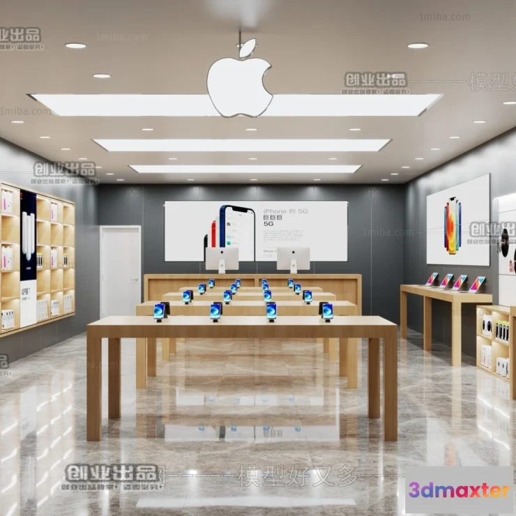 1124588 - 3D RETAILS INTERIOR (VRAY) - MOBILE 3D SCENES - 036