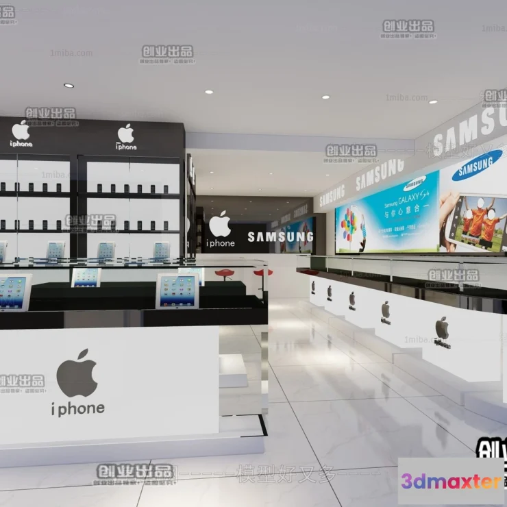 1124596 - 3D RETAILS INTERIOR (VRAY) - MOBILE 3D SCENES - 040