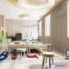 1124620 - 3D SCHOOL INTERIOR (VRAY) - KINDERGARTEN 3D SCENES - 010