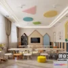 1124626 - 3D SCHOOL INTERIOR (VRAY) - KINDERGARTEN 3D SCENES - 013
