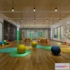 1124660 - 3D SCHOOL INTERIOR (VRAY) - KINDERGARTEN 3D SCENES - 030