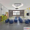 1124700 - 3D SCHOOL INTERIOR (VRAY) - KINDERGARTEN 3D SCENES - 050