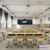 1124780 - 3D SCHOOL INTERIOR (VRAY) - CLASSROOM 3D SCENES - 003