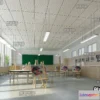 1124796 - 3D SCHOOL INTERIOR (VRAY) - CLASSROOM 3D SCENES - 011