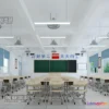1124802 - 3D SCHOOL INTERIOR (VRAY) - CLASSROOM 3D SCENES - 014