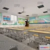 1124804 - 3D SCHOOL INTERIOR (VRAY) - CLASSROOM 3D SCENES - 015