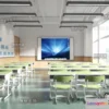 1124812 - 3D SCHOOL INTERIOR (VRAY) - CLASSROOM 3D SCENES - 019