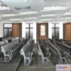 1124840 - 3D SCHOOL INTERIOR (VRAY) - LECTURE HALL 3D SCENES - 006