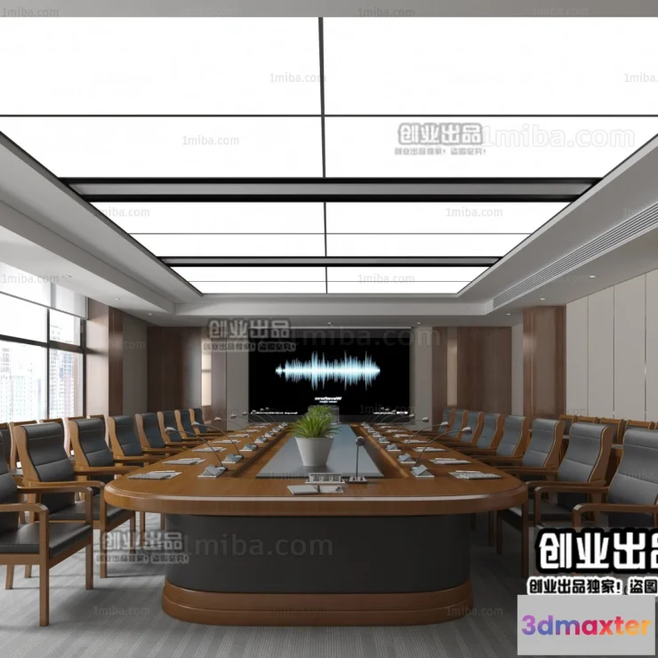 1124862 - 3D SCHOOL INTERIOR (VRAY) - LECTURE HALL 3D SCENES - 017
