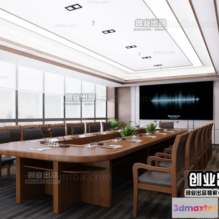 1124866 - 3D SCHOOL INTERIOR (VRAY) - LECTURE HALL 3D SCENES - 019