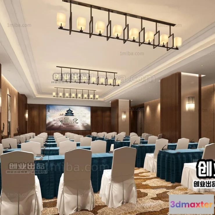 1124880 - 3D SCHOOL INTERIOR (VRAY) - LECTURE HALL 3D SCENES - 026