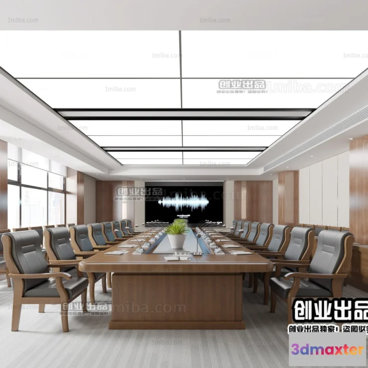 1124916 - 3D SCHOOL INTERIOR (VRAY) - LECTURE HALL 3D SCENES - 044