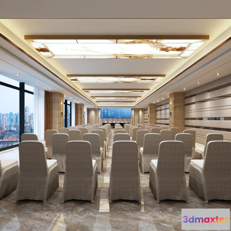 1124940 - 3D SCHOOL INTERIOR (VRAY) - LECTURE HALL 3D SCENES - 056