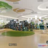 1124990 - 3D SCHOOL INTERIOR (VRAY) - LIBRARY 3D SCENES - 018