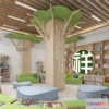 1124996 - 3D SCHOOL INTERIOR (VRAY) - LIBRARY 3D SCENES - 021